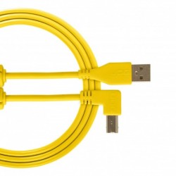 Udg U 95005 YL - Câble UDG USB 2.0 a-b Jaune Coudé 2m
