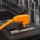 Udg U 95005 OR - Câble UDG USB 2.0 a-b Orange Coudé 2m