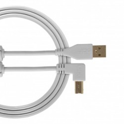 Udg U 95004 WH - Câble UDG USB 2.0 A-B Blanc Coudé 1m