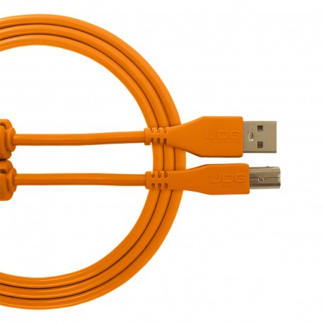 Udg U 95003 OR - Câble UDG USB 2.0 A-B Orange Droit 3m