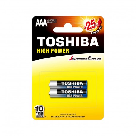 Toshiba LR03GCP BP-2CN - Piles LR03 - Pack de 2