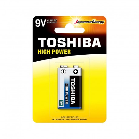 Toshiba 6LR61GCP BP-1 CN - Pile 6LR61 - Pack de 1