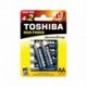 Toshiba LR6GCP BP-6 2F CN - Piles LR6 - Pack de 6
