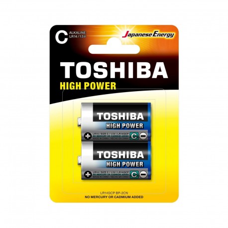 Toshiba LR14GCP BP-2CN - Piles LR14 - Pack de 2
