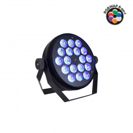 Power Lighting PAR SLIM 18x10W HEXA - Par Slim 18x10W 6-en-1