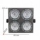 Power Lighting BLINDER 4x30W COB RING - Panneau 4x30W COB avec anneaux