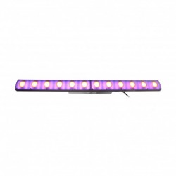 Power Lighting BARRE LED 12x3W CRYSTAL GOLD - Barre LED 12x3W GOLD + 72 LED 5050 RGB