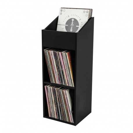 Glorious Dj RECORD BOX 330 BLACK - Casier de rangement 330 vinyles finition noir