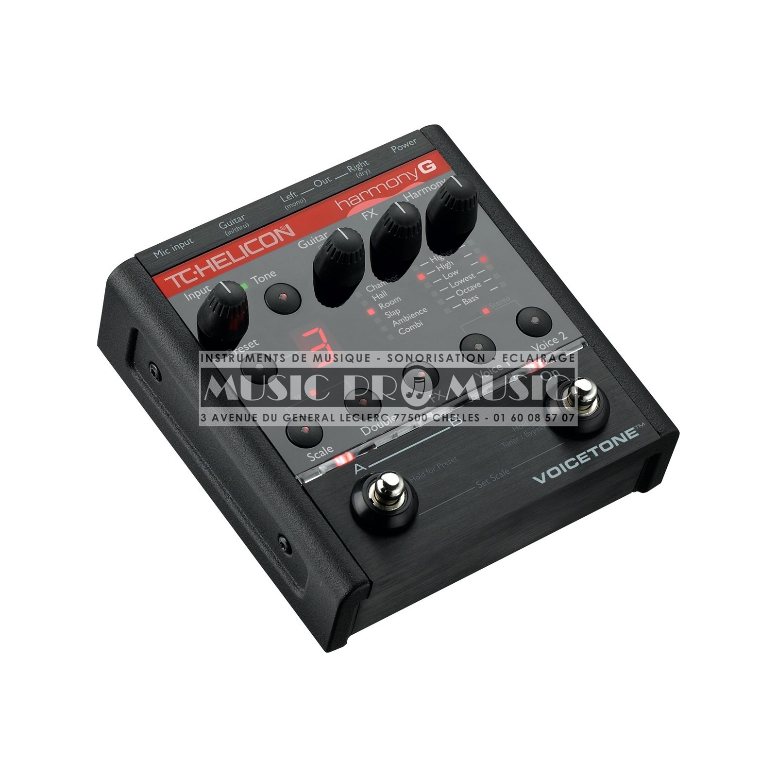 TC Helicon HARMONY-G-XT - Voicetone harmony G XT effet pour micro