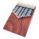 AMI Hugh Tracey KCA015P - Kalimba Alto Celeste 15 Notes sur Table + Pickup