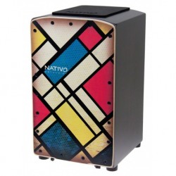 Nativo Percusión PO-MONDRIAN - Cajon Pro Mondrian