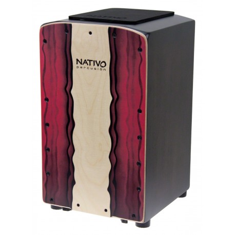 Nativo Percusión PO-ROUGE - Cajon Pro Rouge