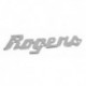 Rogers 5SLOGO - Logo Badge Acier Chromé