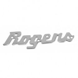 Rogers 5SLOGO - Logo Badge Acier Chromé