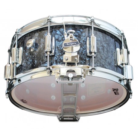 Rogers 37-BP - Caisse Claire Dyna-Sonic 14" x 6.5" 37-BP Black Pearl - Beavertail