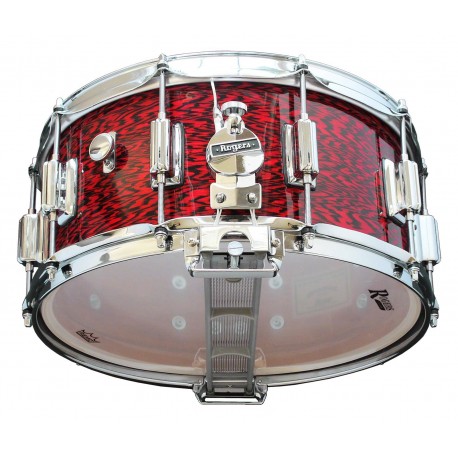 Rogers 37-RO - Caisse Claire Dyna-Sonic 14" x 6.5" 37-RO Red Onyx - Beavertail