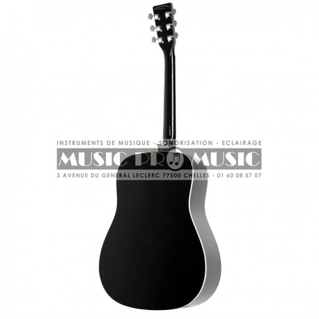 Tanglewood DBTDLXD-BK - Pack guitare acoustique noire