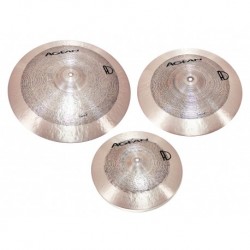 Agean Cymbals SE-P3 - Set 3 Cymbales Samet 14-16-20 - Bronze B20