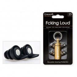 Crescendo PRO25 - Pro Fcking Loud 25 - Filtres Auditifs - Protection SNR 20dB