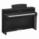Yamaha CLP-675B - Piano numérique Clavinova 88 Grandtouch Noyer Noir