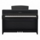 Yamaha CLP-675B - Piano numérique Clavinova 88 Grandtouch Noyer Noir