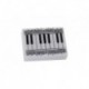 Gewa 976049 - Gomme Rectangulaire motif clavier
