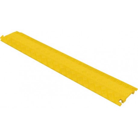 Passage de câble 1000x135x35mm plastique jaune charge max. 100 kg sur 20cm² 1 canal 38x13mm