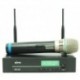 MiPro ACT311 / ACT32H - Micro main UHF + recepteur 2 antennes + adaptateur secteur + housse