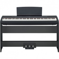 Piano numérique portable d'étude avec meuble et pédalier 3 pédales + banquette + pupitre + adaptateur secteur