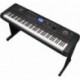 Yamaha DGX660B - Clavier arrangeur noir avec 88 notes toucher lourd