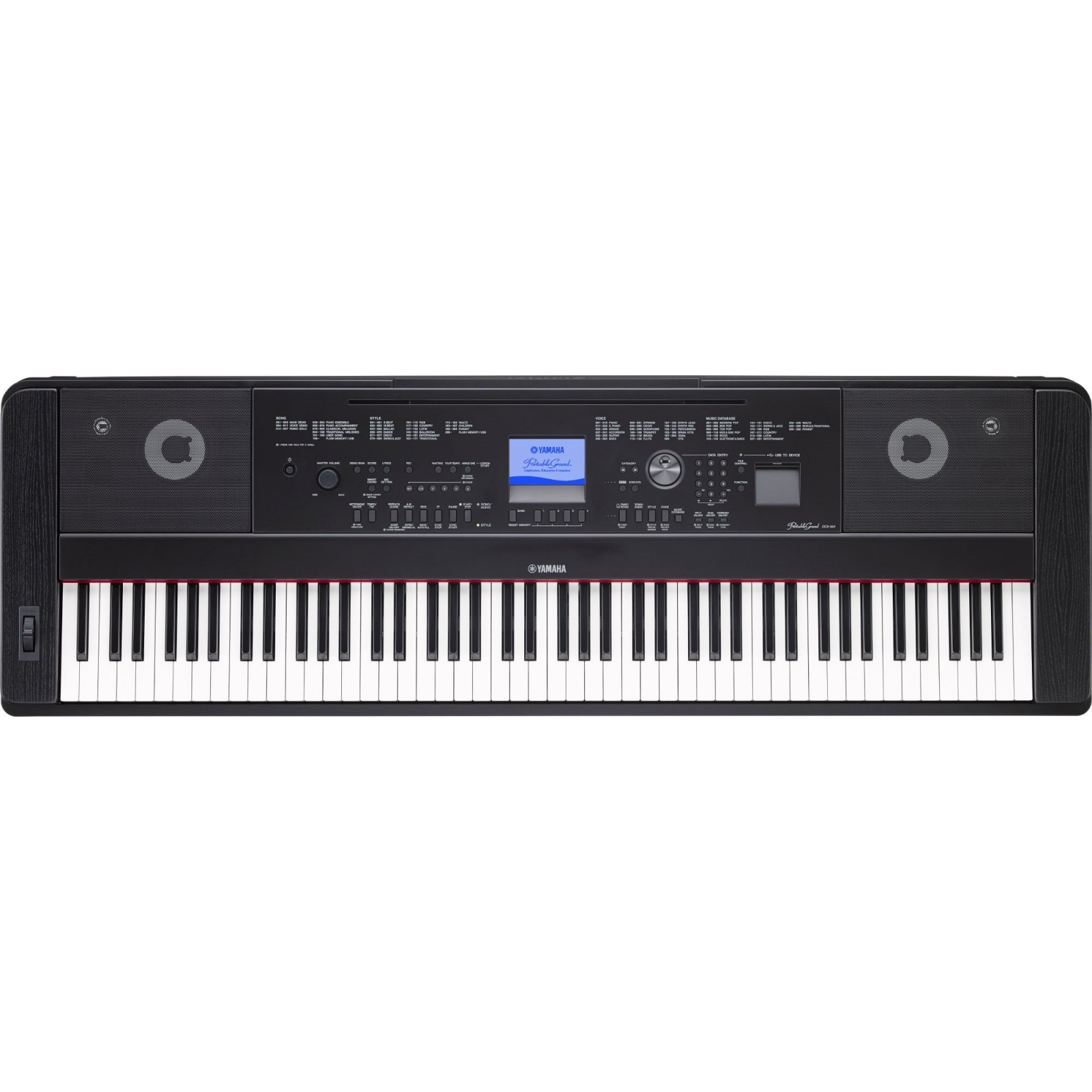 Yamaha DGX660B - Clavier arrangeur noir avec 88 notes toucher lourd