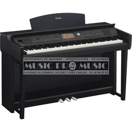 EXPOSITION - Yamaha CVP705B - Piano numérique arrangeur noir satiné avec meuble