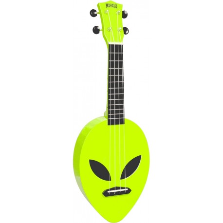 Mahalo MC1ALNGN - Ukulele soprano Alien Neon Green + housse