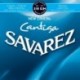 Savarez 510CJH - Jeu de cordes Bleu Tirant Fort Basses Polies pour guitare classique