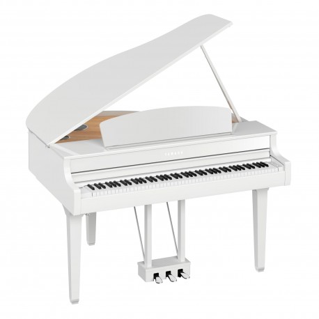 Yamaha CLP-795GPWH - Piano numérique Premium meuble à queue blanc laqué