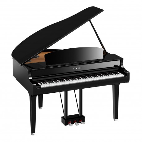 Yamaha CLP-795GP - Piano numérique Premium meuble à queue noir laqué