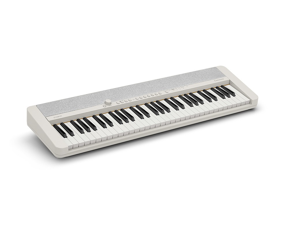 Casio CT-S1WE - Clavier 61 touches dynamiques blanc avec sonorités de  claviers vintages