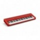 Casio CT-S1RD - Clavier 61 touches dynamiques rouge avec sonorités de claviers vintages