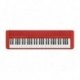 Casio CT-S1RD - Clavier 61 touches dynamiques rouge avec sonorités de claviers vintages