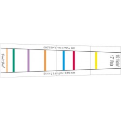 Gewa 414888 - Repères pour touche 4/4 Violon et Alto 35,5 cm (14'')