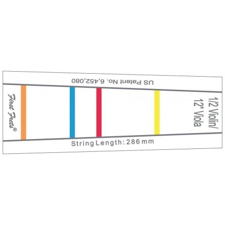 Gewa 414876 - Repères pour touche First Fret 253 mm pour violon 1/4