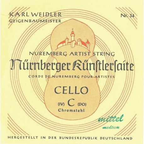 Nürnberger 639640 - Corde Violoncelle Künstler 4/4