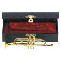 Gewa 980620 Instrument miniature Contrebasse avec Archet/Etui 11 cm