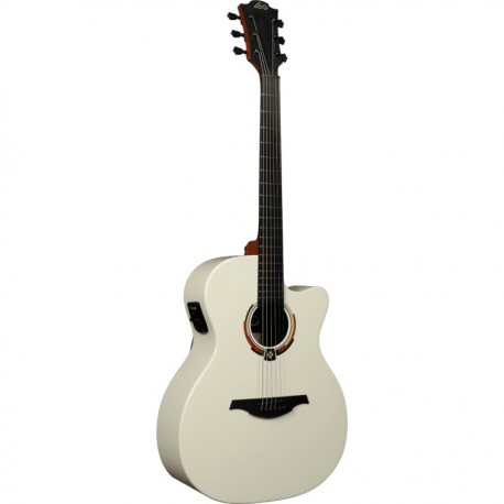 Lâg LE19-IV2ACE - Guitare electro-acoustique auditorium Ivo Art Deco Limited Edition finition ivoire