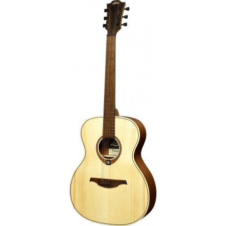 Lâg T70A-HIT - Guitare acoustique auditorium table épicéa sitka massif avec accordeur intégré