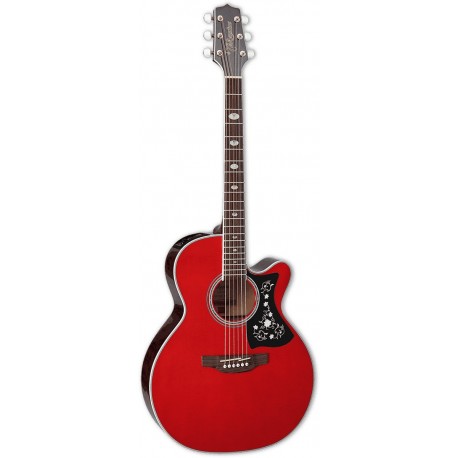 Takamine GN75CEWR - Guitare electro-acoustique auditorium Cutaway table epicea massif Wine Red