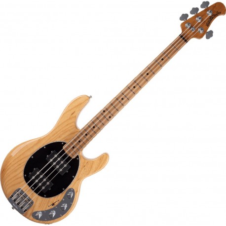 Musicman RAYHH-NT-RMM-B-C - Basse electrique StingRay4 Special HH Classic Natural active manche érable torréfié avec étui