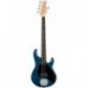 Sterling by Music Man RAY5-TBLS-R1 - Basse electrique active SUB StingRay5 Transparent Blue Satin