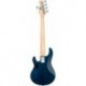 Sterling by Music Man RAY5-TBLS-R1 - Basse electrique active SUB StingRay5 Transparent Blue Satin