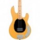 Sterling by Music Man RAY24CA-BSC-M1 - Basse electrique active Stingray Classic Butterscotch manche érable corps acajou